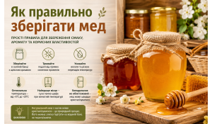 Як правильно зберігати мед, щоб він не втрачав свої властивості